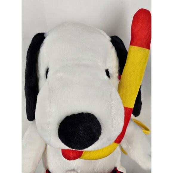 PEANUTS PLUSH SCUBA SNOOPY SNORKEL RARE 9" AGES 3+ - FIESTA ITEM #60179621 - Picture 11 of 13